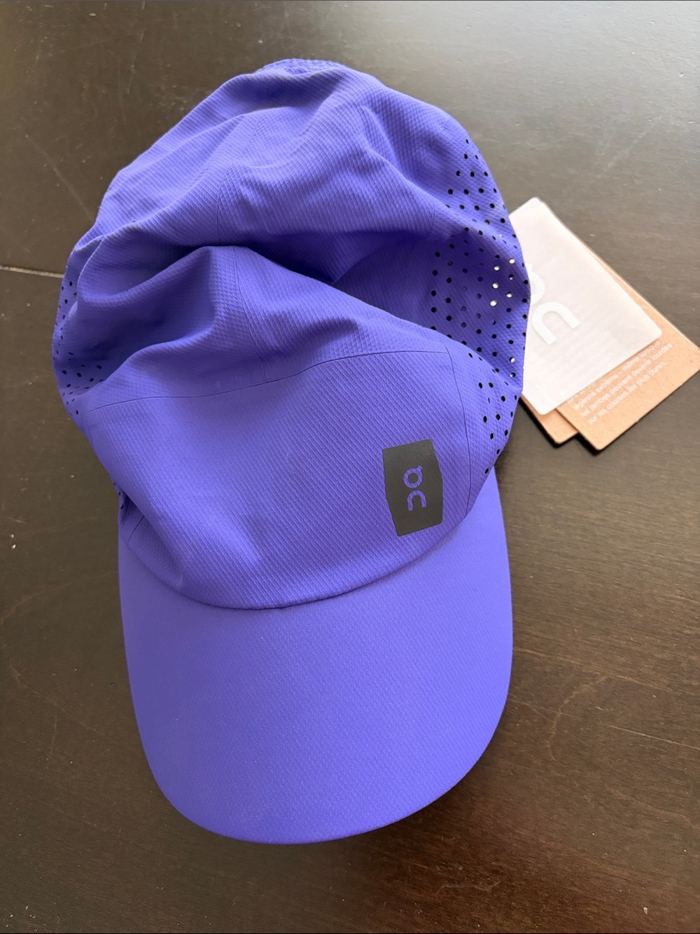 On Clouds lightweight cap Performance Running Hat-twilight